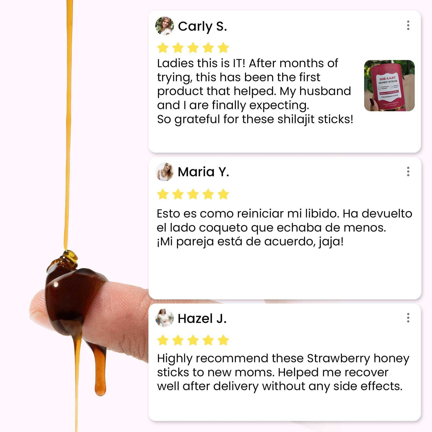 She-Lajit Honey Sticks